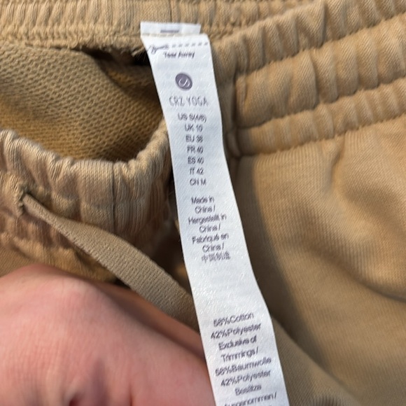 CRZ Yoga women’s tan high rise jogger sweatpants size small - Picture 8 of 8